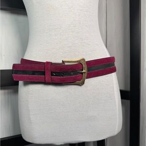 Can’t Dior suede & leather belt.